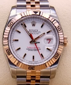 Fine Copy Rolex Datejust Turn-o-graph 116261 Caliber 3135 Automatic Movement 36mm Gold/steel Case Mens/unisex Watch