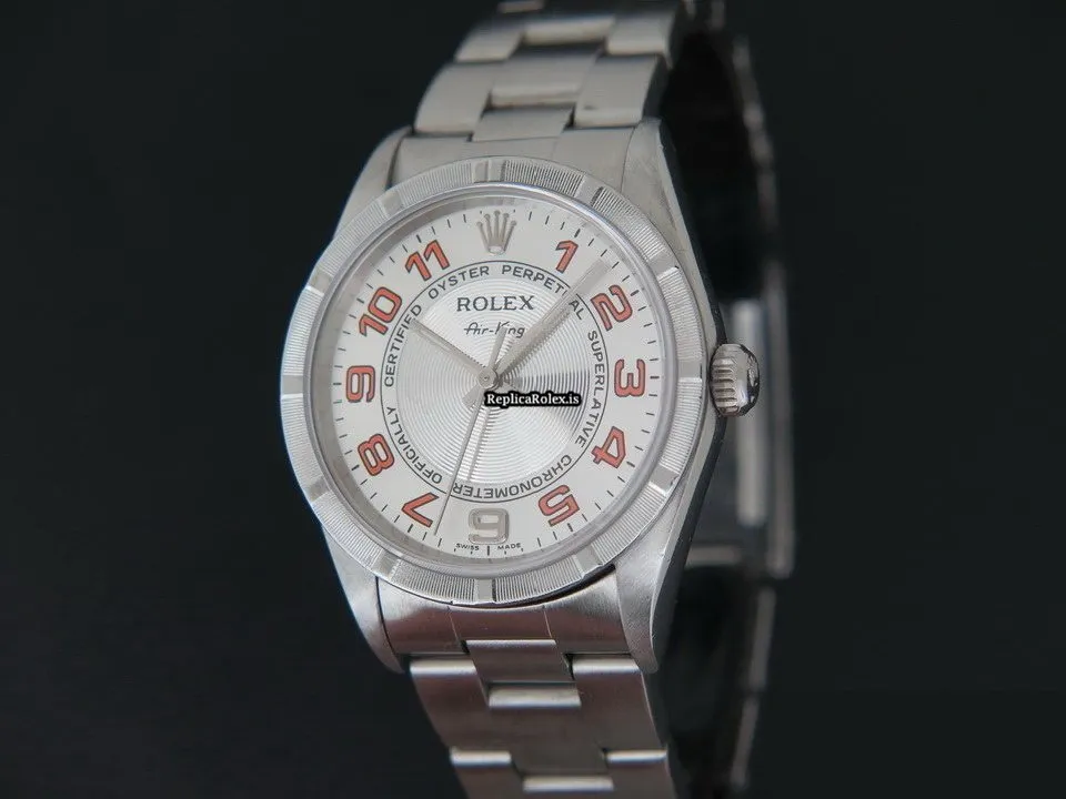 Wonderful Replicas Rolex Air King Precision 14010 Automatic Movement 34mm Steel Case Mens/unisex Watch