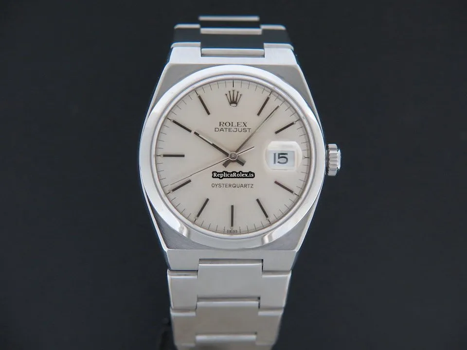 Stylish Replica Rolex Datejust Oysterquartz 17000 Quartz Movement 36mm Steel Case Mens/unisex Watch - Image 3