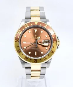Beautiful Fake Rolex Gmt-master II 16713 Caliber 3185 Automatic Movement 40mm Gold/steel Case Mens/unisex Watch