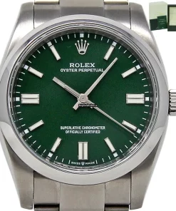 Amazing Replica Rolex Oyster Perpetual 34 114200 Caliber 3130 Automatic Movement 34mm Steel Case Womens Watch