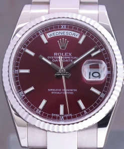 Quality Replica Rolex Day-date 36 118239 Caliber 3155 Automatic Movement 36x43mm White Gold Case Mens/unisex Watch