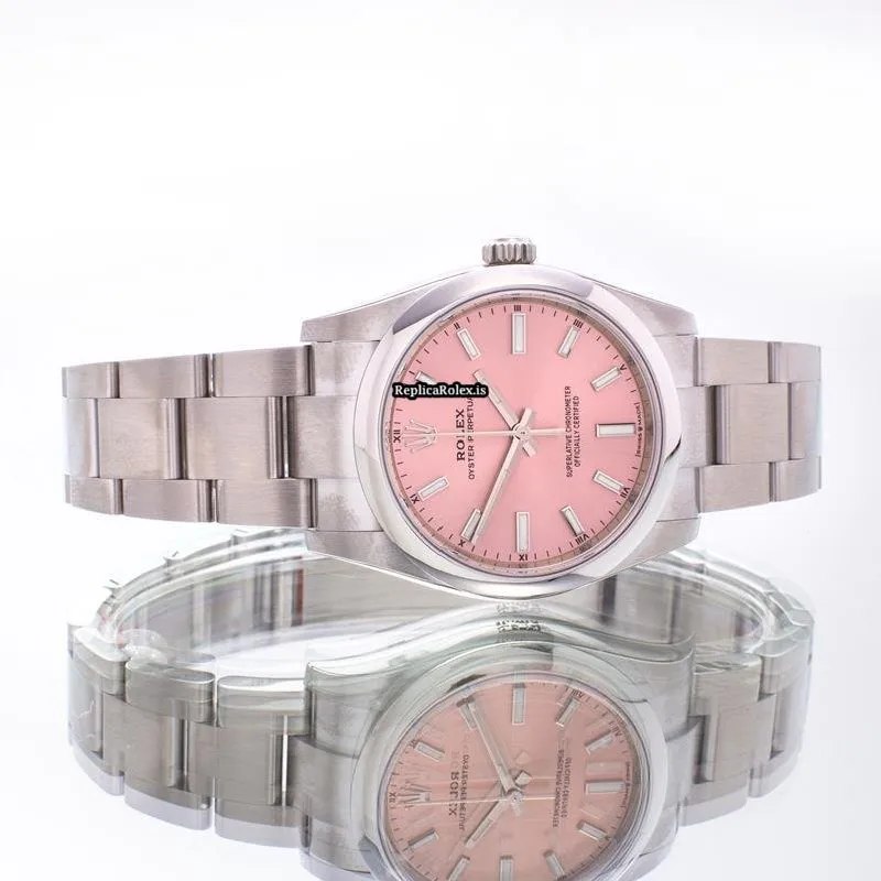 Epic Copy Rolex Oyster Perpetual 34 124200 Automatic Movement 34mm Steel Case Womens Watch - Image 6