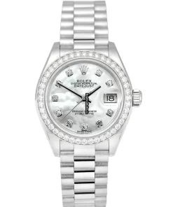 Incredible Replica Rolex Lady-datejust 279136rbr Caliber 2236 Automatic Movement 28mm Platinum Case Womens Watch