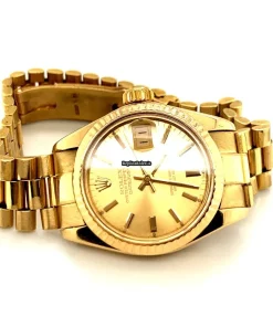 Great Replica Rolex Lady-datejust 6917mdc Caliber 2135 Automatic Movement 26x29mm Yellow Gold Case Womens Watch