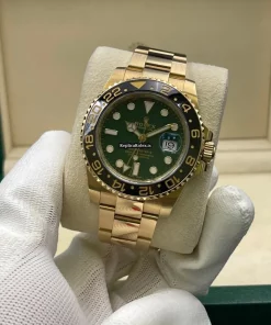 Appealing Replica Rolex Gmt-master II 116718ln Caliber 3186 Automatic Movement 40mm Yellow Gold Case Mens/unisex Watch