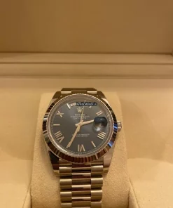 Wonderful Fake Rolex Day-date 40 228239 Caliber 3255 Automatic Movement 40mm White Gold Case Mens/unisex Watch