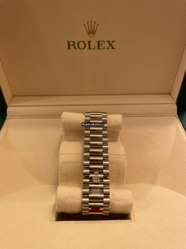 Wonderful Fake Rolex Day-date 40 228239 Caliber 3255 Automatic Movement 40mm White Gold Case Mens/unisex Watch - Image 5