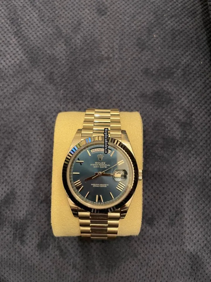 Wonderful Fake Rolex Day-date 40 228239 Caliber 3255 Automatic Movement 40mm White Gold Case Mens/unisex Watch - Image 7