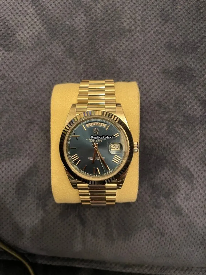 Wonderful Fake Rolex Day-date 40 228239 Caliber 3255 Automatic Movement 40mm White Gold Case Mens/unisex Watch - Image 8