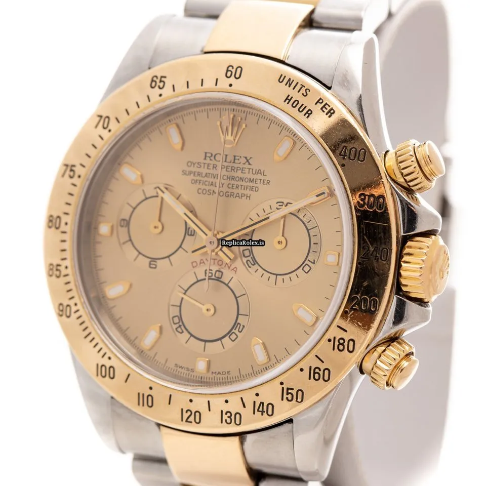 Marvellous Fakes Rolex Daytona 116523 Automatic Movement 40mm Gold/steel Case Mens/unisex Watch