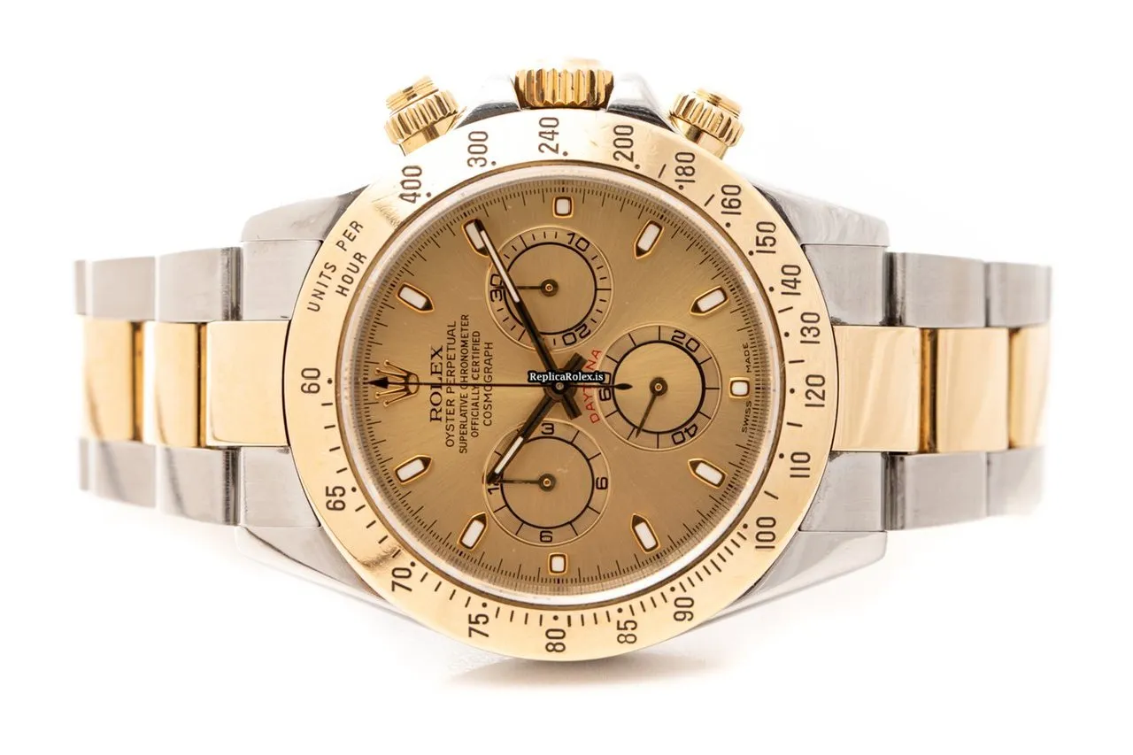 Marvellous Fakes Rolex Daytona 116523 Automatic Movement 40mm Gold/steel Case Mens/unisex Watch - Image 4