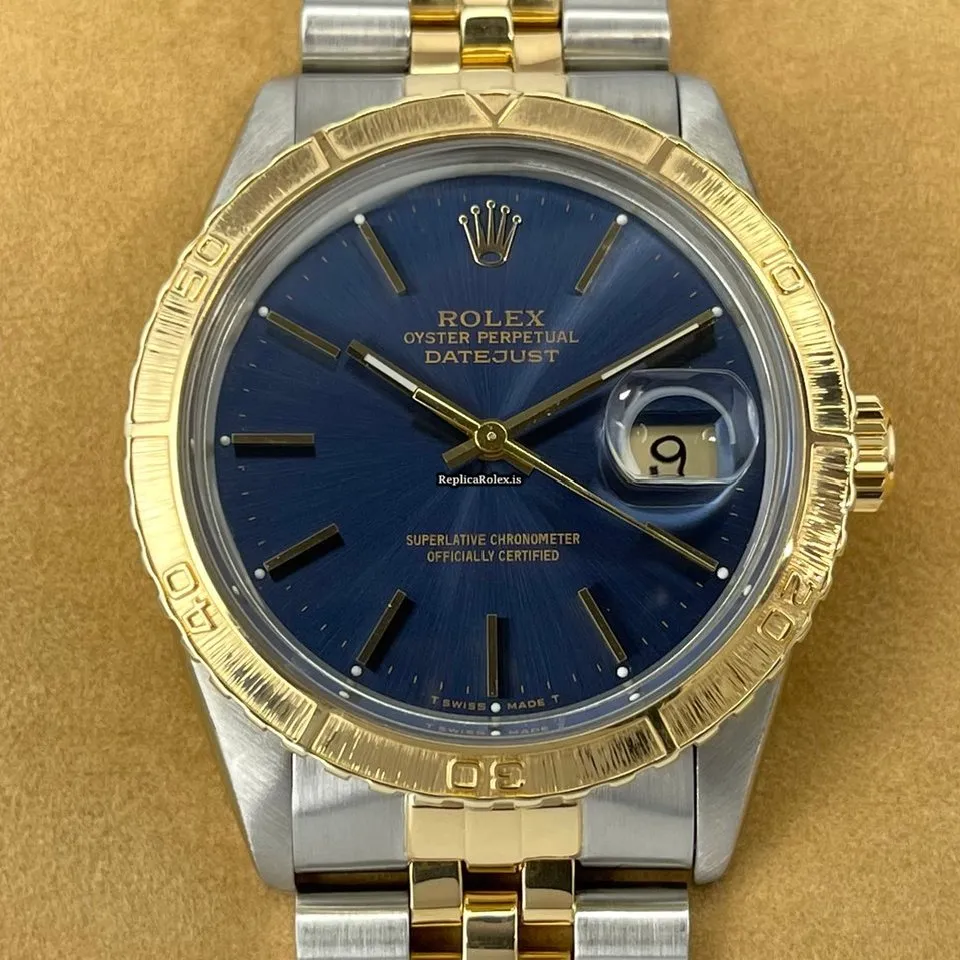 Distinctive Replica Rolex Datejust Turn-o-graph 16253 Caliber 3035 Automatic Movement 36mm Gold/steel Case Mens/unisex Watch