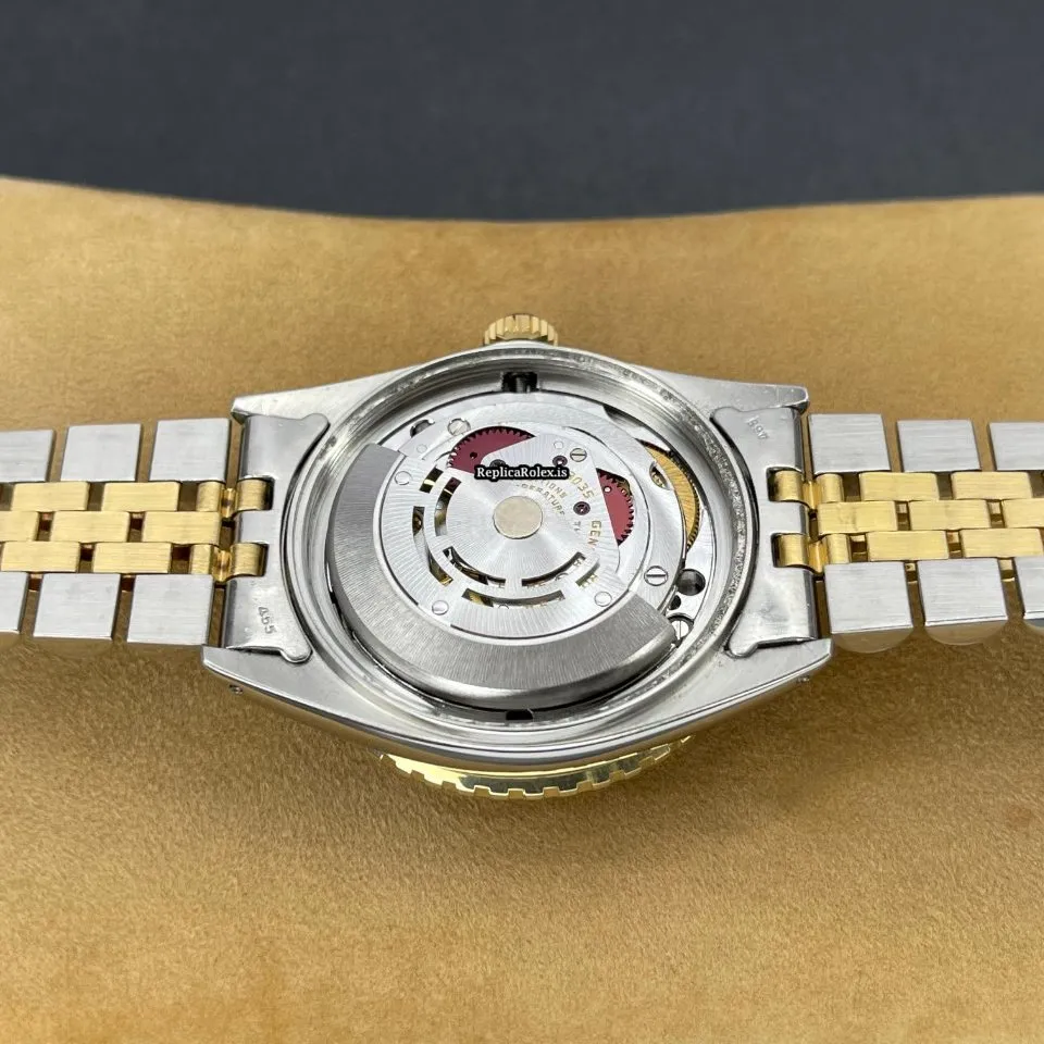 Distinctive Replica Rolex Datejust Turn-o-graph 16253 Caliber 3035 Automatic Movement 36mm Gold/steel Case Mens/unisex Watch - Image 11