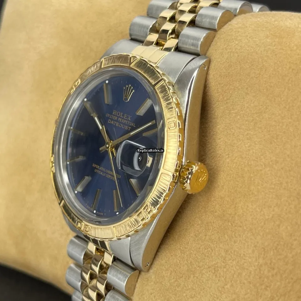 Distinctive Replica Rolex Datejust Turn-o-graph 16253 Caliber 3035 Automatic Movement 36mm Gold/steel Case Mens/unisex Watch - Image 5