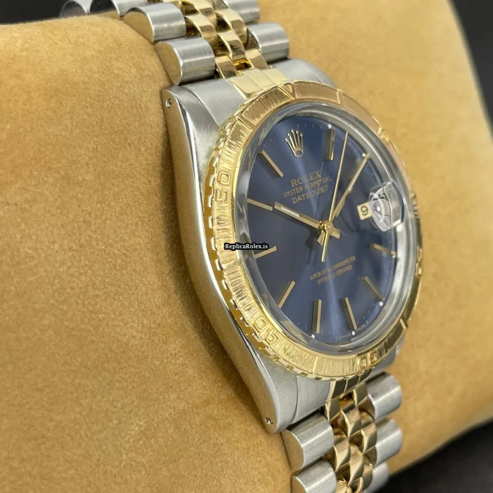 Distinctive Replica Rolex Datejust Turn-o-graph 16253 Caliber 3035 Automatic Movement 36mm Gold/steel Case Mens/unisex Watch - Image 6