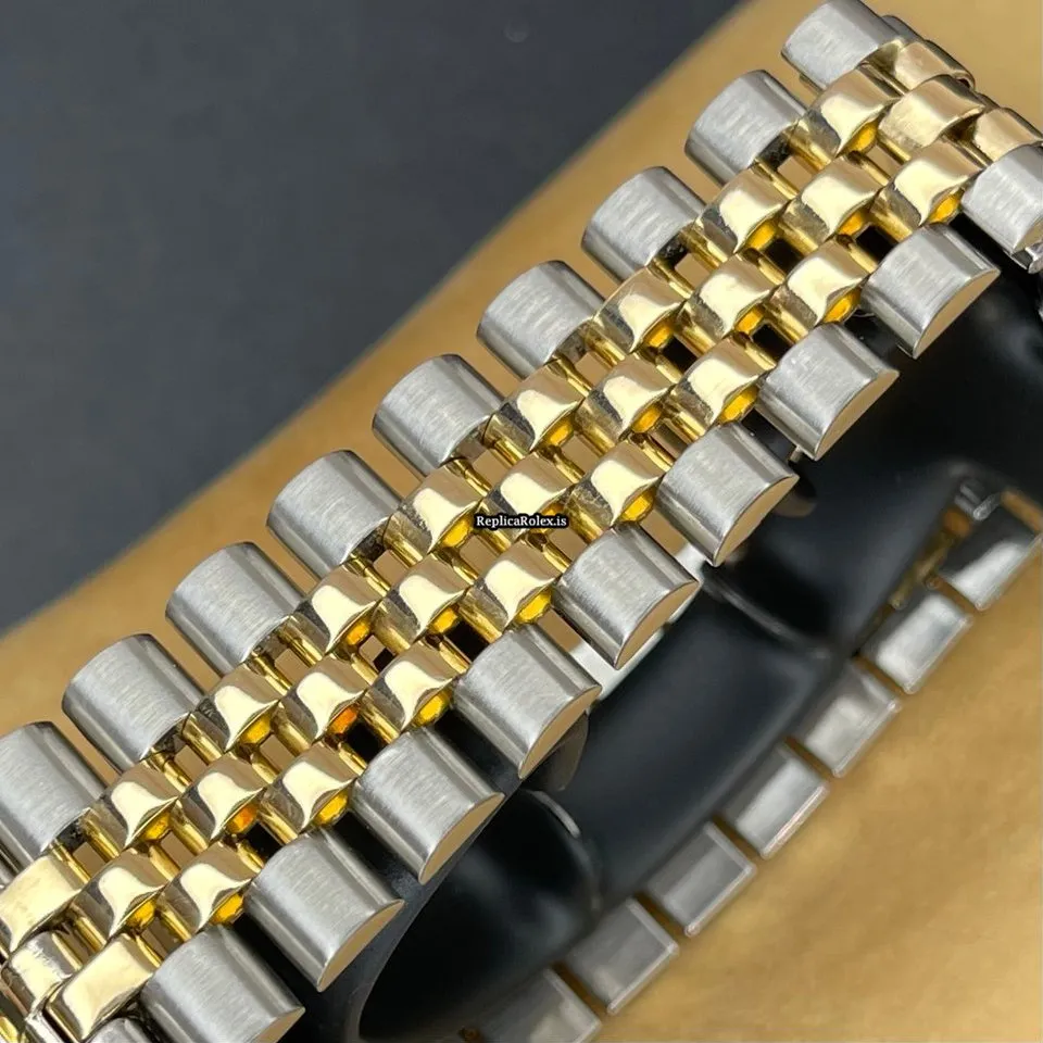 Distinctive Replica Rolex Datejust Turn-o-graph 16253 Caliber 3035 Automatic Movement 36mm Gold/steel Case Mens/unisex Watch - Image 9