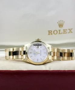 Exquisite Fake Rolex Lady-datejust 69178 Caliber 2135 Automatic Movement 26mm Yellow Gold Case Womens Watch