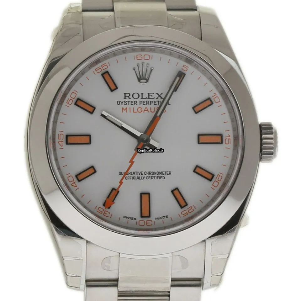 Swiss Replica Rolex Milgauss 116400 Caliber 3131 Automatic Movement 40mm Steel Case Mens/unisex Watch
