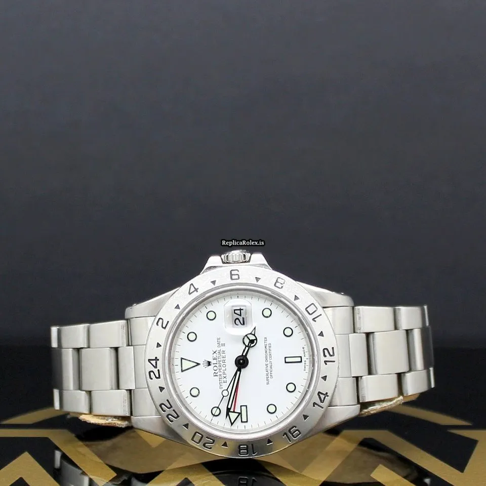 Durable Replica Rolex Explorer II 16570 Caliber 3185 Automatic Movement 40mm Steel Case Mens/unisex Watch