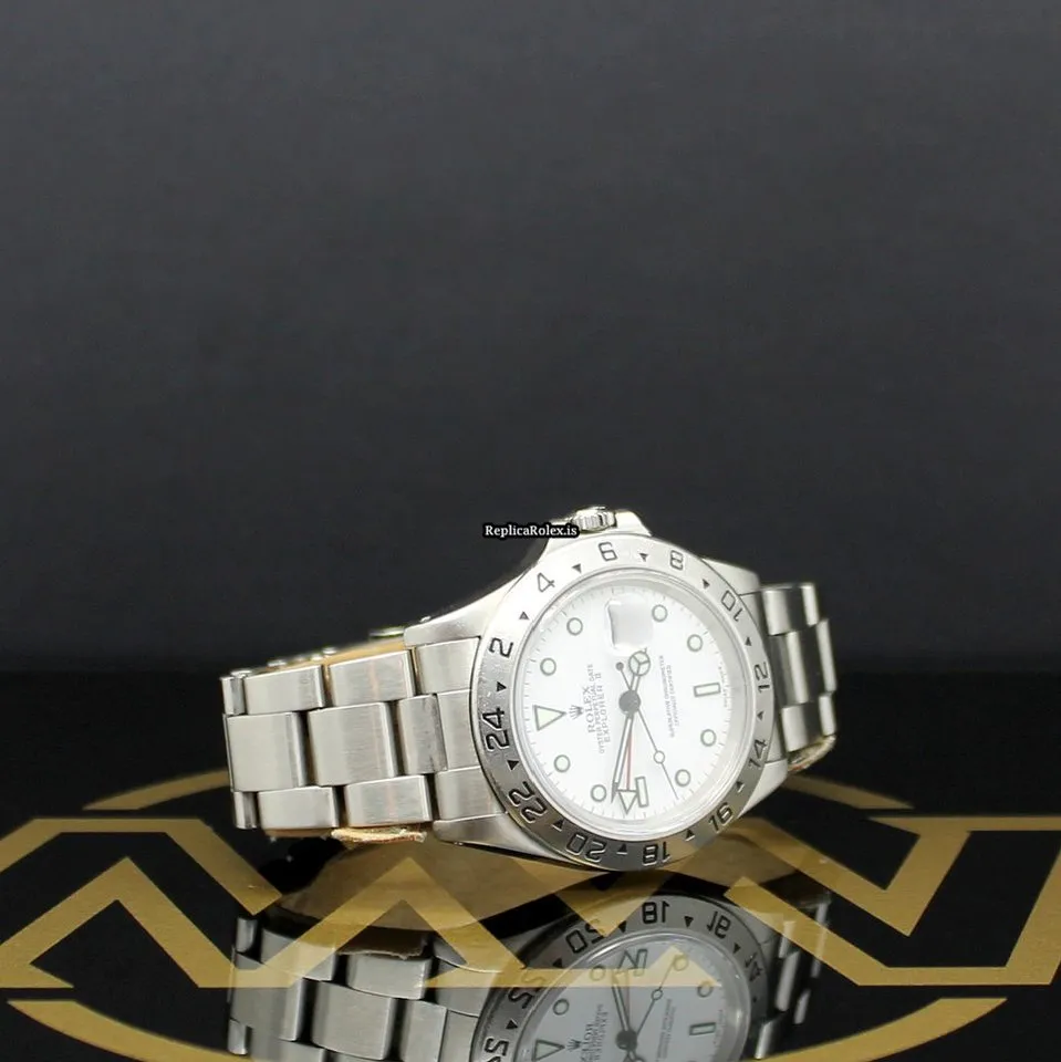 Durable Replica Rolex Explorer II 16570 Caliber 3185 Automatic Movement 40mm Steel Case Mens/unisex Watch - Image 2