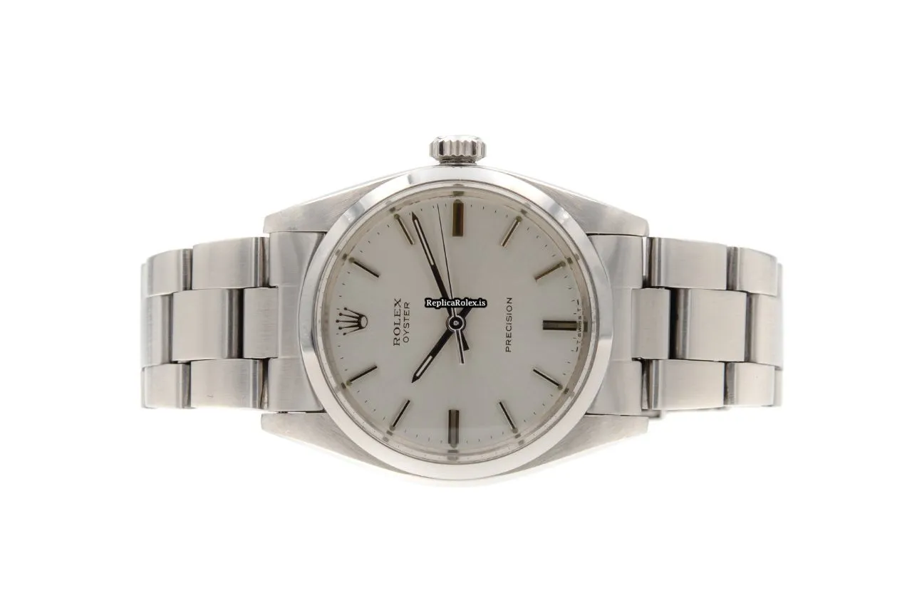 Reliable Replica Rolex Oyster Precision 6426 Caliber 1225 Manual Winding Movement 34x42mm Steel Case Mens/unisex Watch - Image 2
