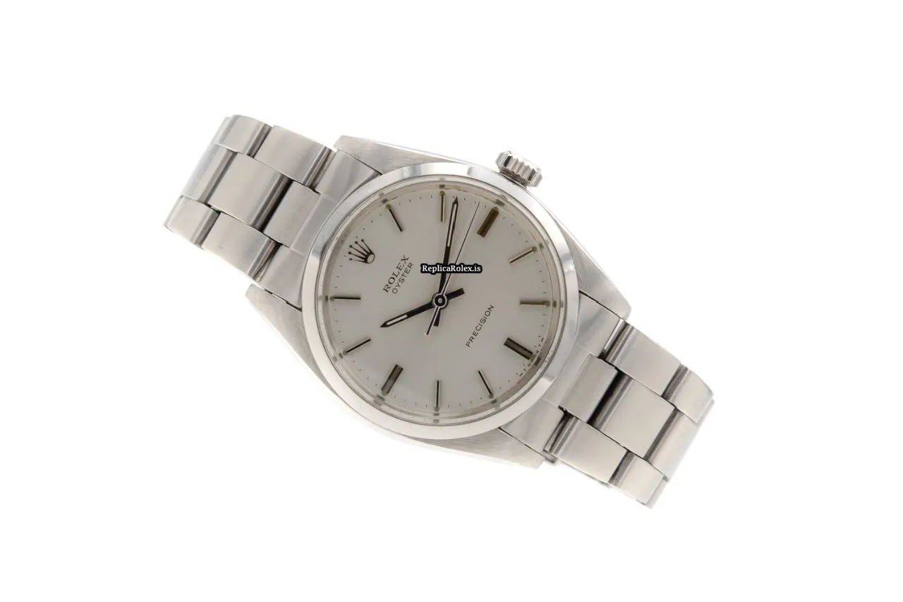 Reliable Replica Rolex Oyster Precision 6426 Caliber 1225 Manual Winding Movement 34x42mm Steel Case Mens/unisex Watch - Image 3