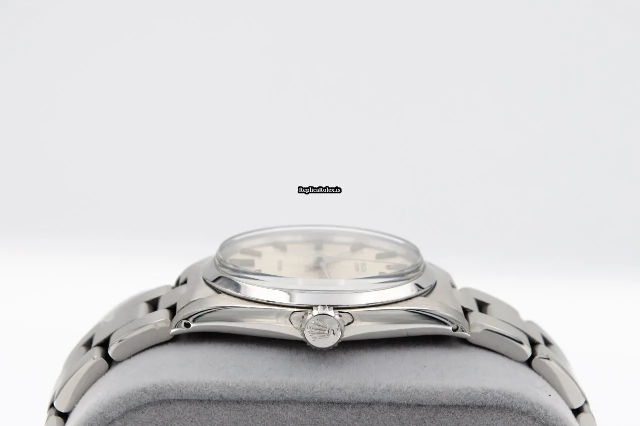 Reliable Replica Rolex Oyster Precision 6426 Caliber 1225 Manual Winding Movement 34x42mm Steel Case Mens/unisex Watch - Image 4