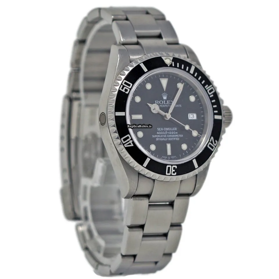 Aaa Fake Rolex Sea-dweller 4000 16600 Caliber 3135 Automatic Movement 40mm Steel Case Mens/unisex Watch - Image 5