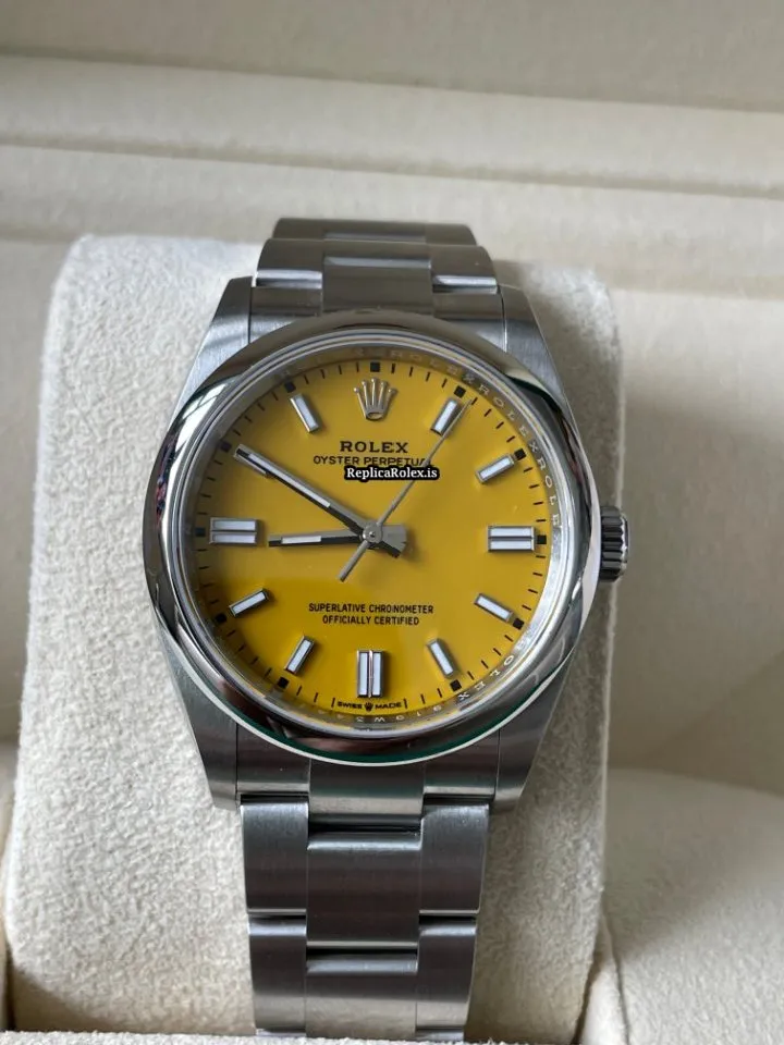 Best Fake Rolex Oyster Perpetual 36 126000-0004 Automatic Movement 36mm Steel Case Mens/unisex Watch - Image 10