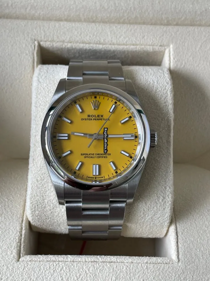 Best Fake Rolex Oyster Perpetual 36 126000-0004 Automatic Movement 36mm Steel Case Mens/unisex Watch - Image 9