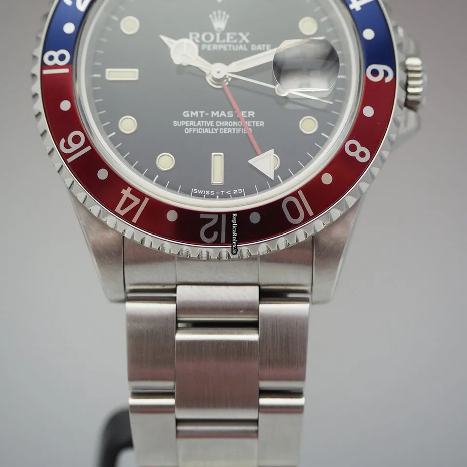 Top Fake Rolex Gmt-master 16700 Caliber 3175 Automatic Movement 40mm Steel Case Watch - Image 6