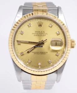 Wonderful Replica Rolex Datejust 16233 Caliber 3135 Automatic Movement 36mm Steel Case Mens/unisex Watch
