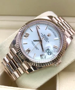 Incredible Replica Rolex Day-date 40 228235 Caliber 3255 Automatic Movement 40mm Rose Gold Case Mens/unisex Watch