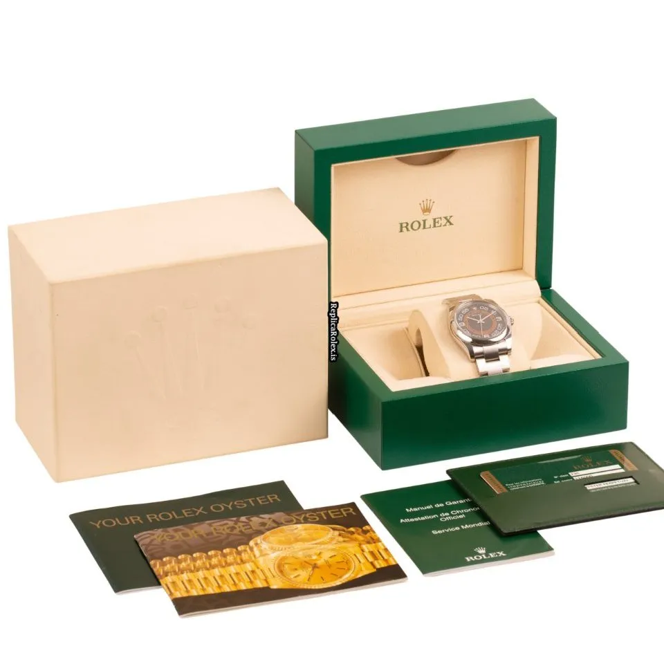 Stylish Fake Rolex Oyster Perpetual 36 116000 Caliber 3130 Automatic Movement 36mm Steel Case Mens/unisex Watch - Image 4