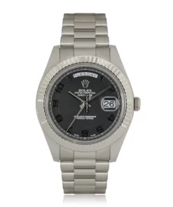 Excellent Replica Rolex Day-date II 218239 Automatic Movement 41mm White Gold Case Mens/unisex Watch