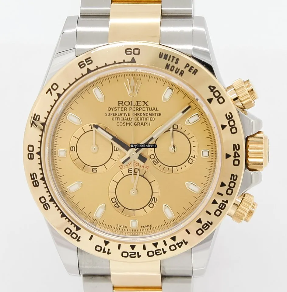 Neat Fake Rolex Daytona 116503 Caliber 4130 Automatic Movement 40mm Gold/steel Case Mens/unisex Watch