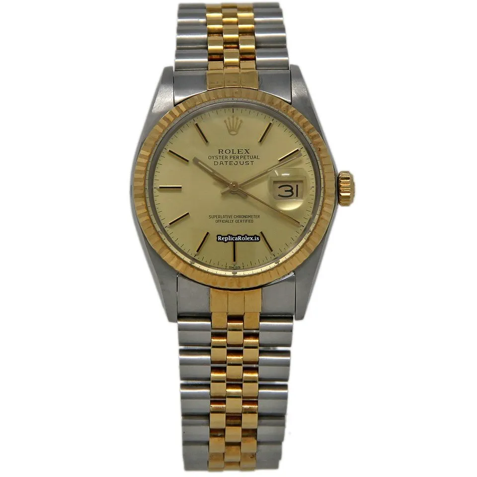 Reliable Replica Rolex Datejust 16013 Automatic Movement 36mm Steel Case Mens/unisex Watch - Image 2