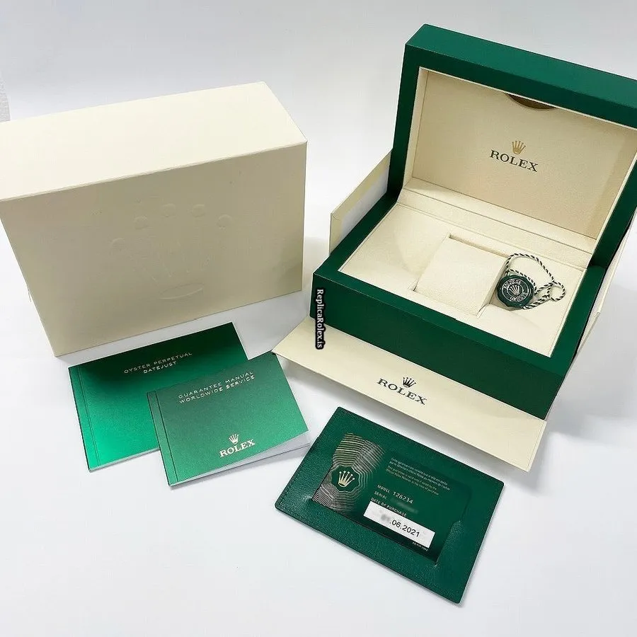 Suitable Replica Rolex Datejust 126234 Caliber 3235 Automatic Movement 36mm Gold/steel Case Watch - Image 7