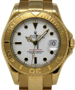 Discount Replica Rolex Yacht-master 68628 Automatic Movement 35mm Yellow Gold Case Womens Watch