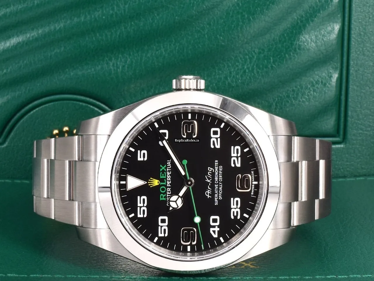 Reliable Fake Rolex Air King 116900 Caliber 3131 Automatic Movement 40mm Steel Case Mens/unisex Watch - Image 2