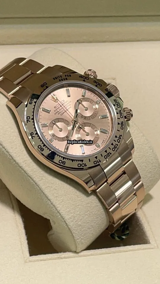 1:1 Replica Rolex Daytona 116505 Caliber 4130 Automatic Movement 40mm Red Gold Case Mens/unisex Watch - Image 4