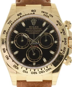 Distinctive Fake Rolex Daytona 116518 Caliber 4130 Automatic Movement 40mm Yellow Gold Case Mens/unisex Watch