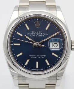 Fine Replica Rolex Datejust 126200 Caliber 3235 Automatic Movement 36mm Steel Case Mens/unisex Watch