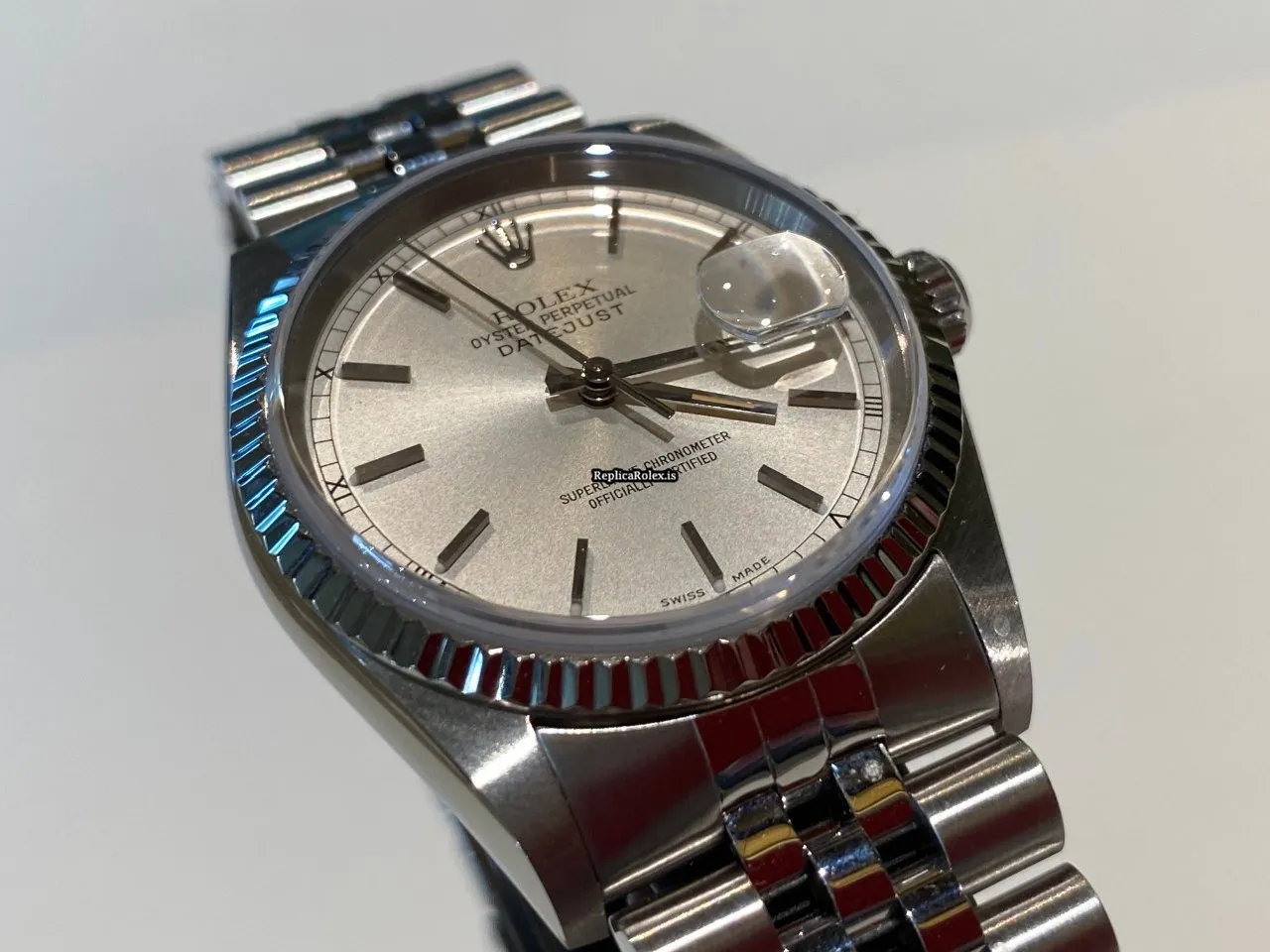 Exquisite Fake Rolex Datejust 16234 Caliber 3135 Automatic Movement 36mm Steel Case Mens/unisex Watch - Image 6