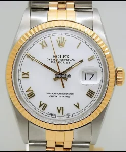 Terrific Replica Rolex Datejust 16013 Caliber 3035 Automatic Movement 36mm Gold/steel Case Mens/unisex Watch