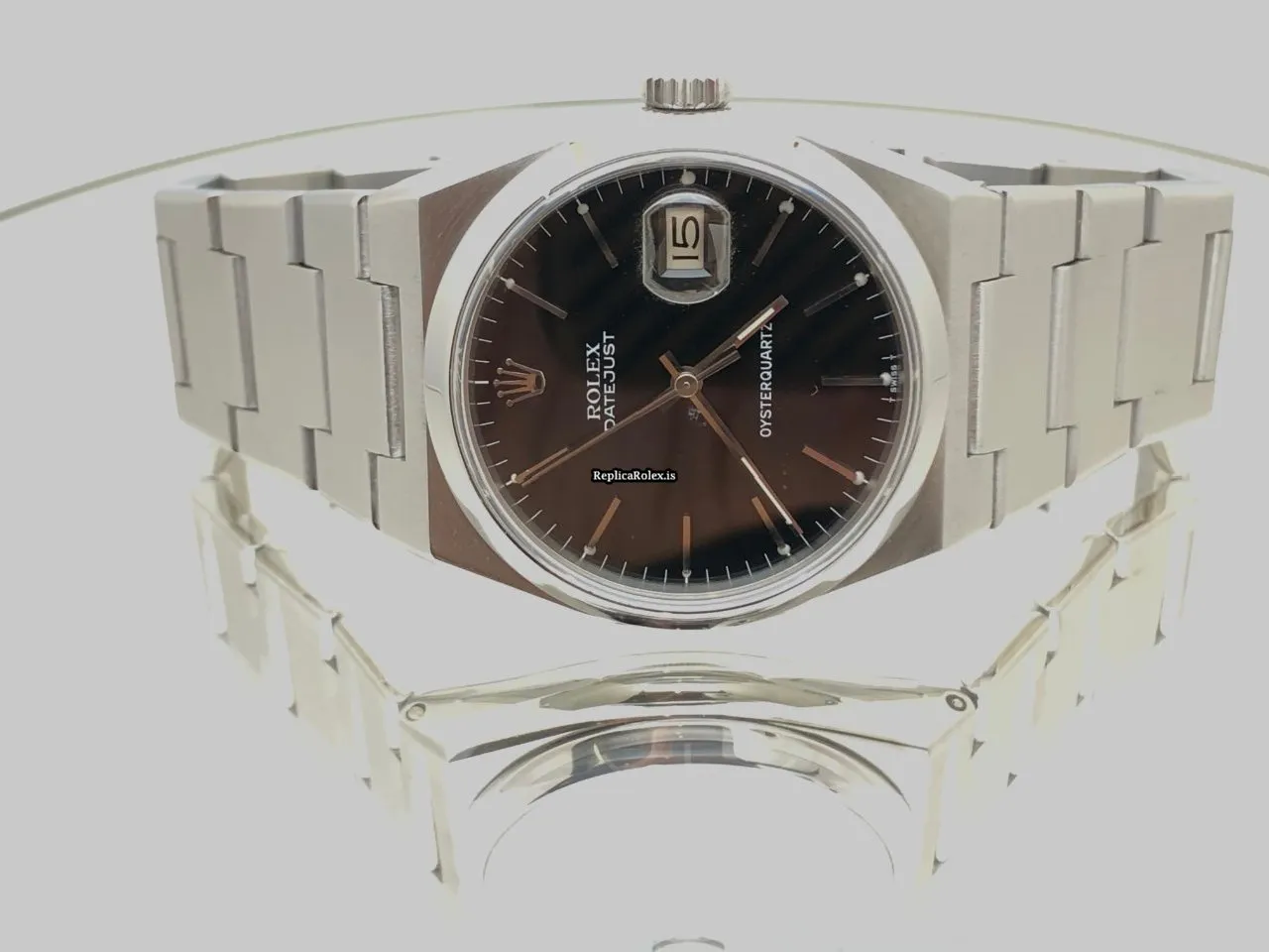 Best Copies Rolex Datejust Oysterquartz 17000 Caliber 5035 Quartz Movement 36x42mm Steel Case Mens/unisex Watch - Image 5