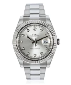 Recommend Replica Rolex Datejust II 116334 Caliber 3136 Automatic Movement 41mm White Gold Case Mens/unisex Watch