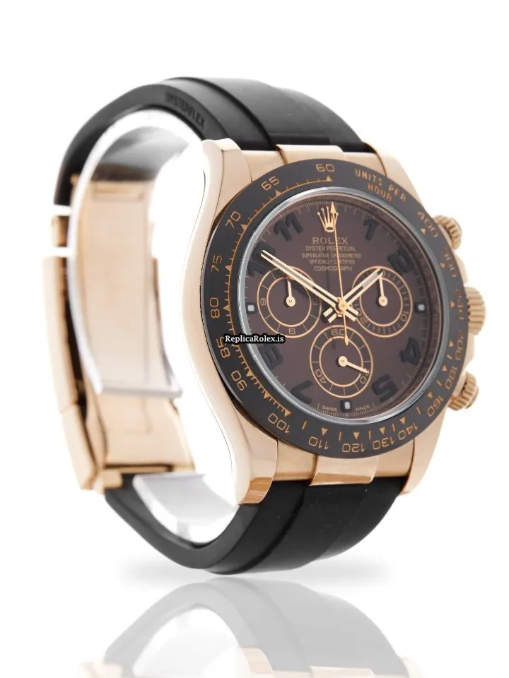 Amazing Fake Rolex Daytona 116515ln Caliber 4130 Automatic Movement 40mm Rose Gold Case Mens/unisex Watch - Image 3