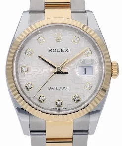 Awesome Clone Rolex Datejust 126233g Caliber 3235 Automatic Movement 36mm Gold/steel Case Watch